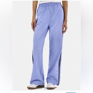 NWT Wide Leg Baby Blue Track Pants Size Small